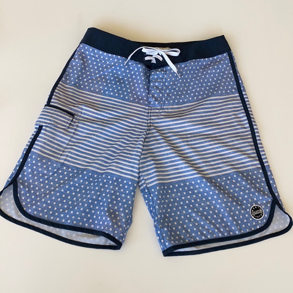 Ezekiel light blue/ navy board shorts Men’s M 🌊